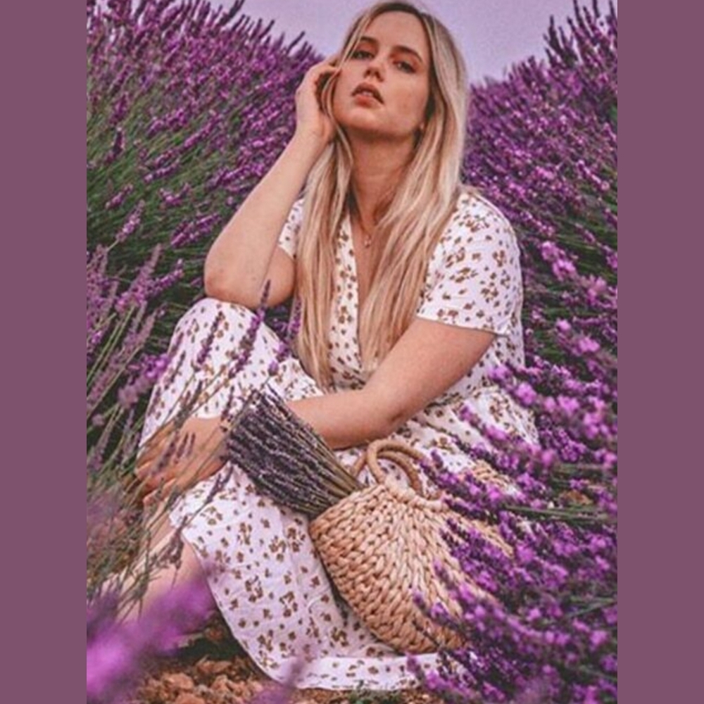 SPRING BOHO GYPSY FLORAL PRINT MAXI DRESS - Picture 4 of 7